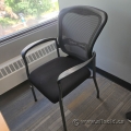 Black Mesh Back Stacking Guest Chair